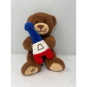 Arthur Brown Teddy Bear Plush w/ Red White Blue Doll Toy Stuffed Animal